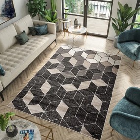 Modern szőnyeg geometrikus mintával Fiesta Szélesség: 60 cm | Hossza: 110 cm