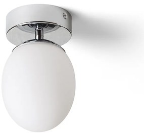 RENDL R13689 MERINGUE felületre szerelhető lámpatest, fürdőszoba IP44 opál üveg/króm