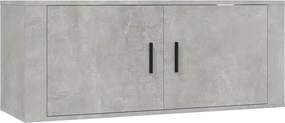 vidaXL betonszürke fali TV-szekrény 100x34,5x40 cm