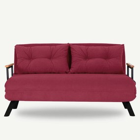 Kanapé futon  Sandy (bordó). 1062310
