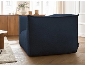 Sötétkék buklé fotel Giorgia – Bobochic Paris