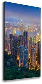 Vászonfotó Hong kong éjjel ocv-106686696