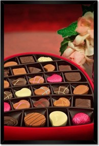 Poszterek keretben 40x60 Nőnap Ajándék Love