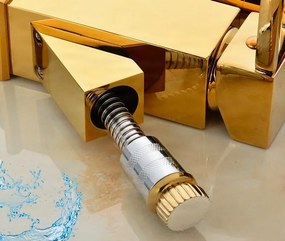 Fürdőszobai csaptelep EYN KZI1623 kihúzható zuhanyfejjel és LED-világítással, több színváltozatban