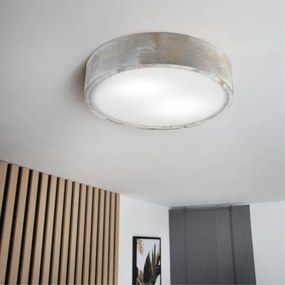 Brilagi - PINO mennyezeti lámpa 2xE27/15W/230V fenyő/ezüst, átm. 37,5 cm