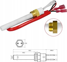 Kerámia pellet gyújtó pellet égő Kipi