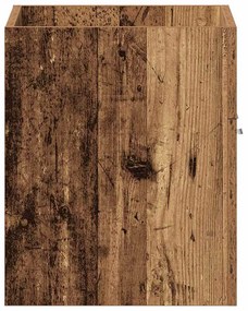 antik fa szerelt fa mosdószekrény 60x38,5x46 cm
