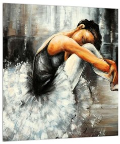 Szomorú balerina képe (30x30 cm)