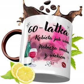 Bordó Bögre 60 Születésnapra Ajándék fényképes nyomtatással