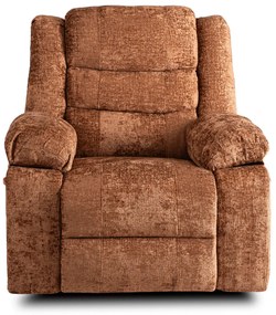 Modern Relaxfotel Vintage Rozsdabarna Bársony Kárpittal. ARTURO