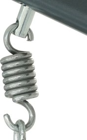 Szürke függőszék lábtartóval DOMINIKANA WAVES