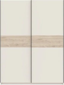 BERNO ruhásszekrény, 150 cm | Kasmír + Jackson hickory tölgy