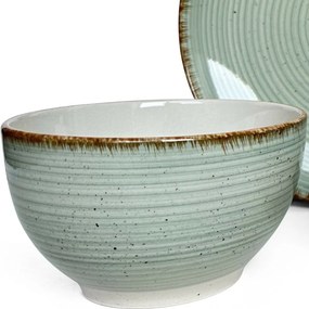 Banquet Spiral Green étkészlet, 30 db