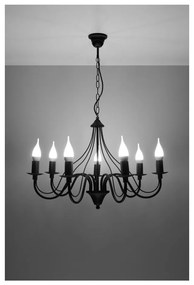 Fiorano 7 fekete függőlámpa - Sollux