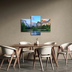 Egy vad hegyi táj képe (90x60 cm)