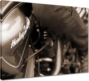 Vászonkép 50x40 Harley Davidson Motorkerékpár