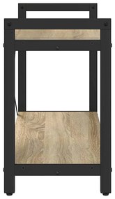 Könyvszekrény sonoma tölgy 80 x 30 x 48.5 cm Faanyag