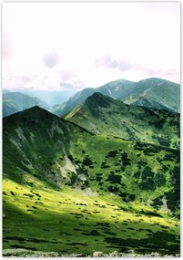 Poszterek 70x100 Tátra Lengyel hegyek Kilátás