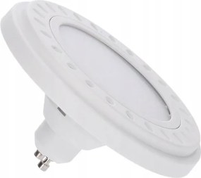 Led izzó AR111 GU10 15W 3000K 120°| Fehér ház 120° világítási szög