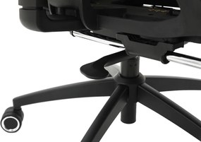 Irodai szék, sötétszürke/fekete, teherbírás 150 kg, VILMER