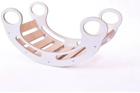 Multifunkciós Montessori hinta fehér/juhar