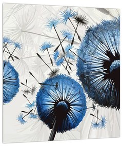 Kép -kék pitypang pehely (30x30 cm)