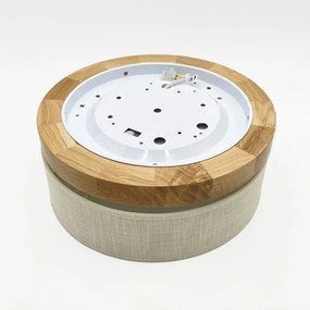 Brilagi - BELLADONNA LED mennyezeti lámpatest LED/20W/230V átm. 30 cm krémszínű/tölgy