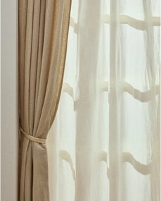 Bézs pamut függöny 140x270 cm Nolira – Kave Home