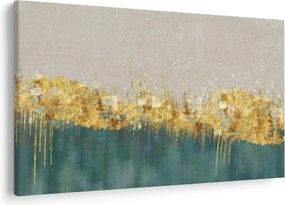 Kép - Textúra arany díszítéssel (90x60 cm)