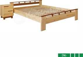 Lexa fix fenyő ágyváz 160x200 Wenge