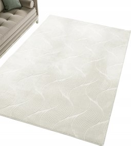 Nappali szőnyeg 120x170cm Puha Modern Ivory Divatos Plüss