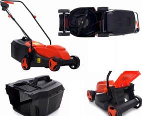 Elektromos Fűnyíró Kraft&dele 2100W 30L Erős 25-65mm