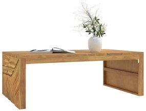 tömör tíkfa dohányzóasztal 110x60x38