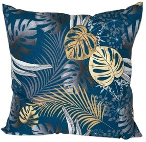Monstera Blue Díszpárna