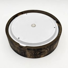 Fürdőszobai mennyezeti lámpa OAK SMOKY 2xE27/15W IP54, 27,5 cm, tölgy/barna