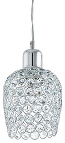 Eglo 94896 - Kristály csillár BONARES 1 1xE27/60W/230V
