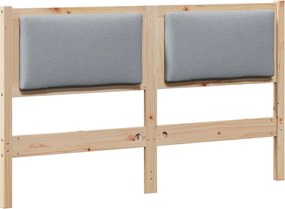 vidaXL Fejtámla Egyéb Barna 160 cm Tömör fenyőfa