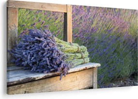 Kép - Levendula csokrok (90x60 cm)