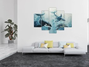 Kép - Víz alatti festmény (150x105 cm)