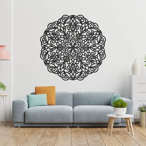 Fából készült mandala, falfestmény | TERRONY