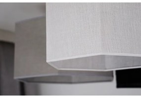 Duolla - Felületre szerelhető csillár ROLLER TRIO HEX 3xE27/15W/230V fekete/szürke/fehér