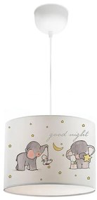 Asir CANDY gyerekszoba csillár 1xE27/40W/230V fehér/bézs 780SGN4655