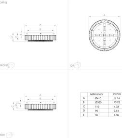 Eglo 39746 - LED Dimmelhető mennyezeti lámpa BALPARDA LED/23,5W/230V