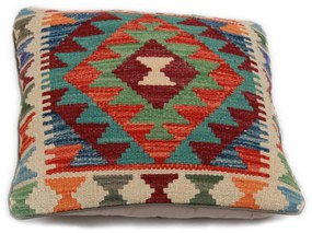 Kilim díszpárna 44x46 kézi szövésű Kelim párnahuzat