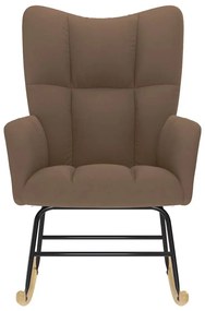 barna szövet hintaszék