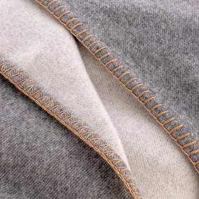 Szürke gyapjúkeverék takaró 145x200 cm Ahwi – Blomus