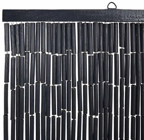 rovarhálós ajtófüggöny Sötét szürke 100x200 cm bambusz