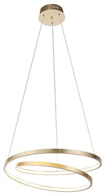 Design lógólámpa arany 55 cm beépített LED-del, dimmerrel - Rowan
