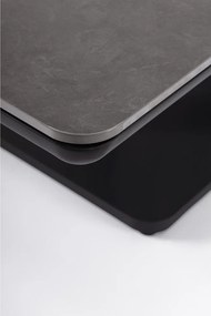 Alumínium kerti étkezőasztal 80x140 cm Miguel – Bizzotto