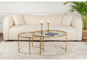 Aurum Gold and Bronze konferenciaasztal-készlet 80cm, 2 db